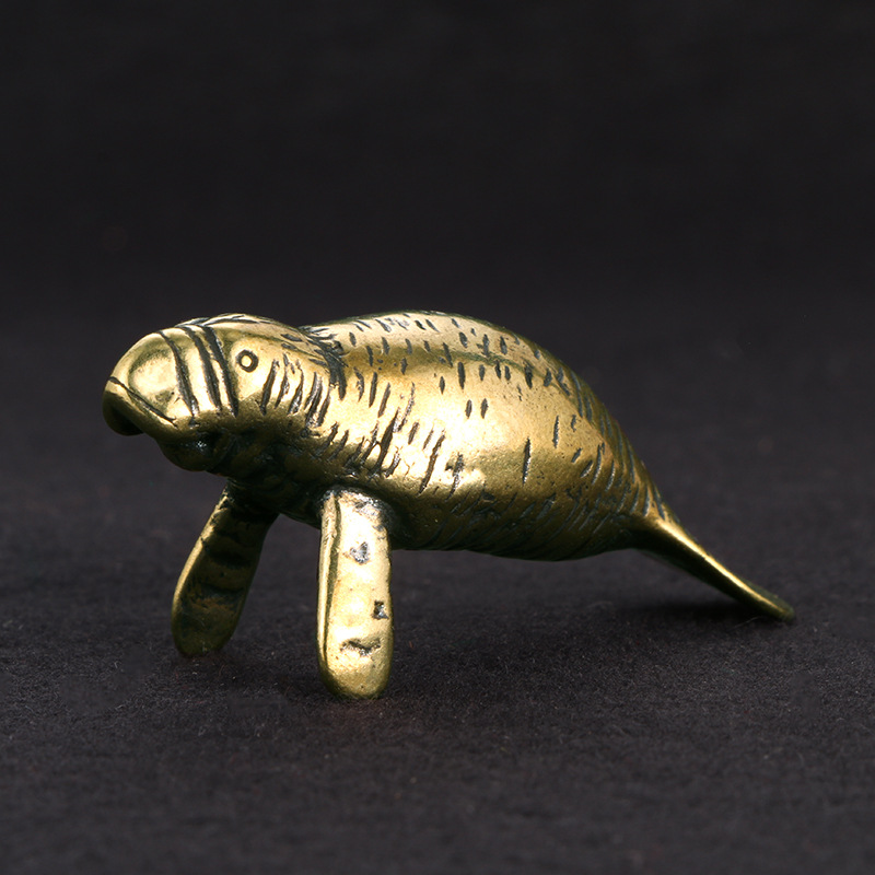 Office Furniture Suppliers - Messing-Florida-Manatee Dekorative Figuren Vintage Heimdekoration Meerestiere