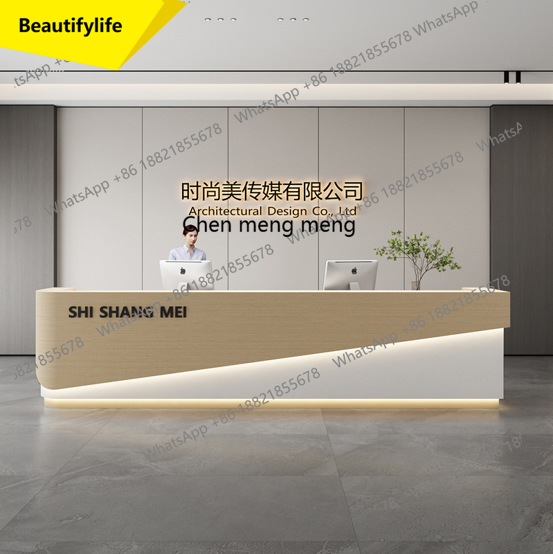 Reception Desk Counter - X188 Einfache und moderne Hotellobby, Serviceschreibtisch,