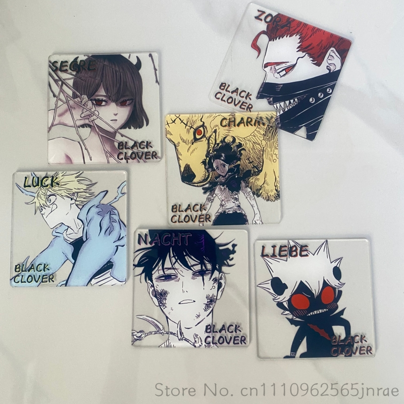 Office Furniture Design - Black Clover Anime Kreative Acryl-Untersetzer Asta