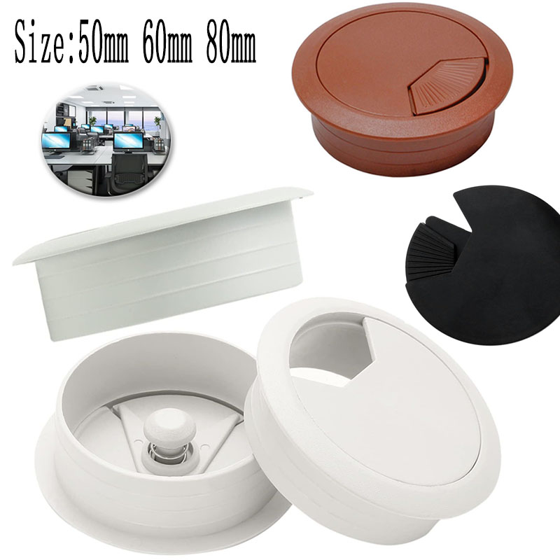 Office Furniture Suppliers - 1 Stück Kabelloch-Abdeckung, Kabeltüllen, Schreibtisch-Draht-Organizer für