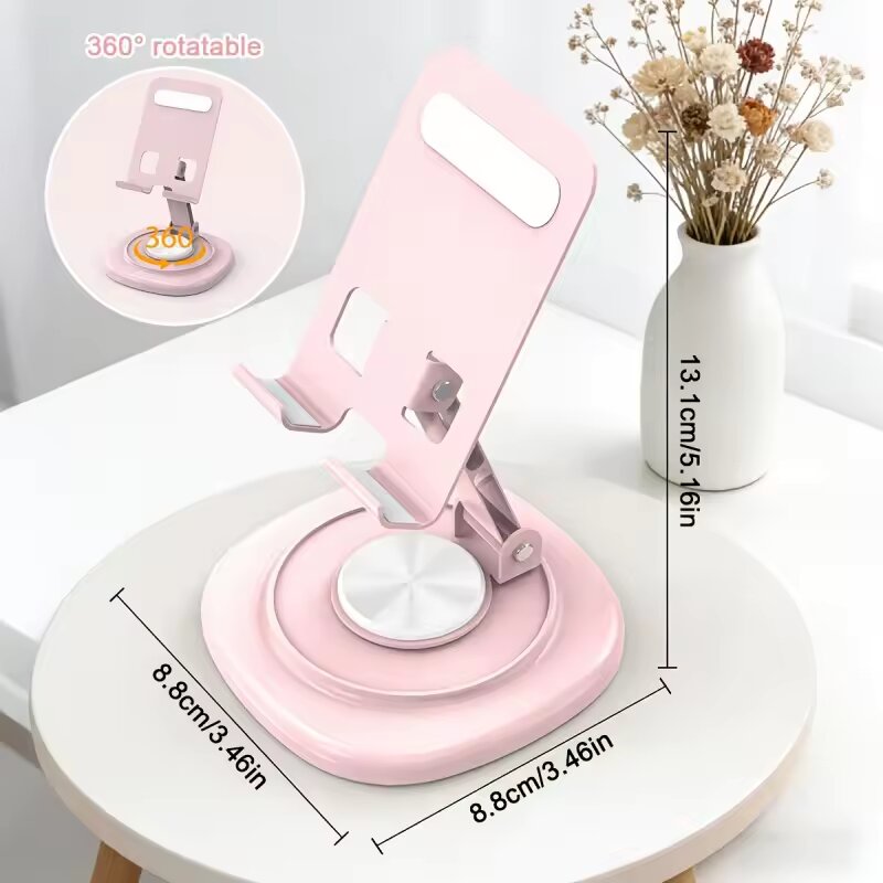 Mobile Pedestal Cabinet - 360 Grad Drehbarer Faltbarer Desktop-Telefonständer Tragbarer