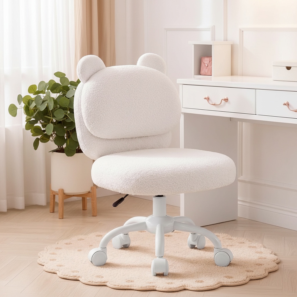 Office Furniture Hon - Vanity Chair, süßer Schreibtischstuhl, Home-Office-Stuhl mit