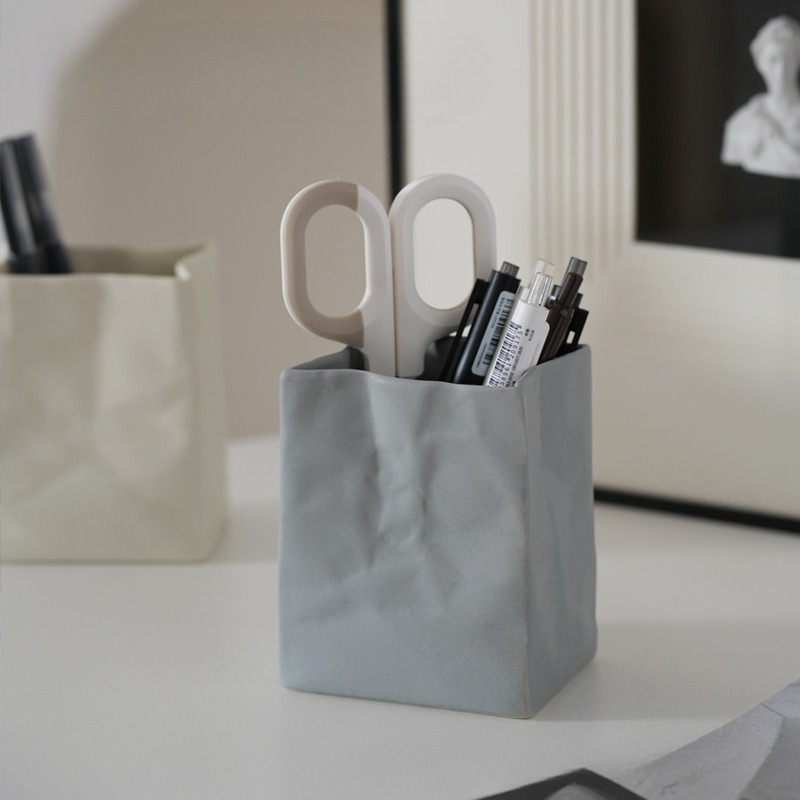 Office Furniture Recycling - Make-up Pinsel Topf Keramik Lagerung Box