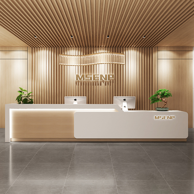 Reception Desk Counter - Hochwertige moderne Kasse, Unternehmen im chinesischen