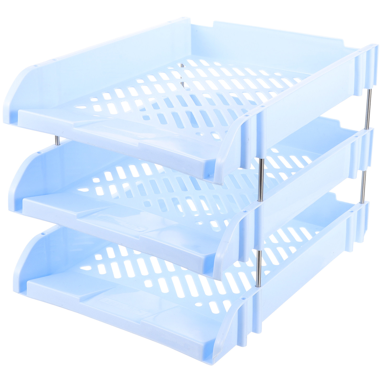 Desktop Filing Tray - Dreistufiger Schreibtisch-Organizer, Desktop-Aktenablage, Papier-Organizer für Büro,