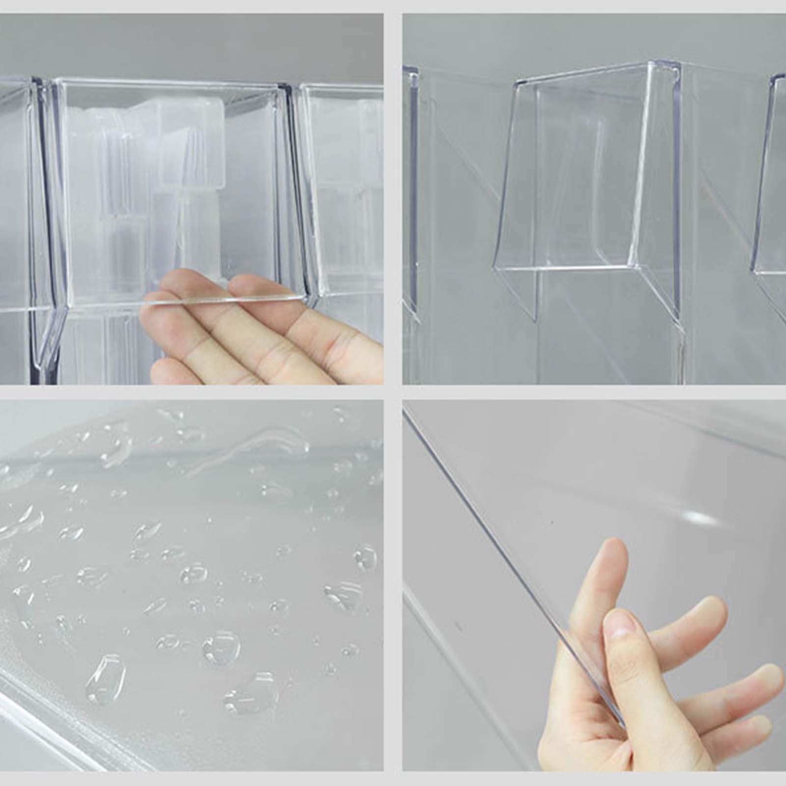 Desktop Filing Tray - Transparenter Zeitschriftenständer Schreibtisch-Aktenhalter Dokumentenständer Präsentationsständer Bürobedarf