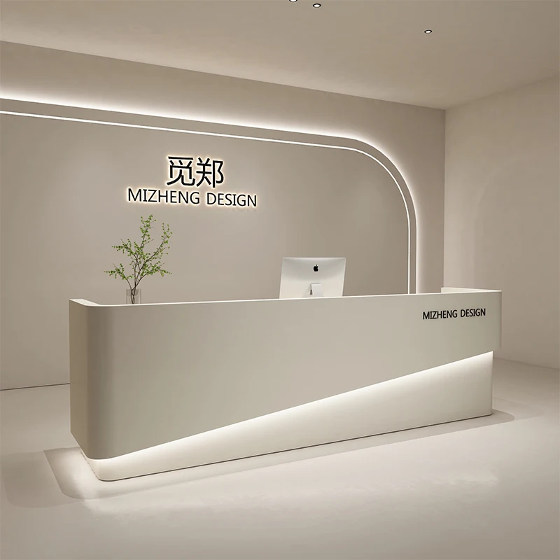 Maßgefertigter Moderner Einfac – Reception Desk Counter Bewertung und Preis