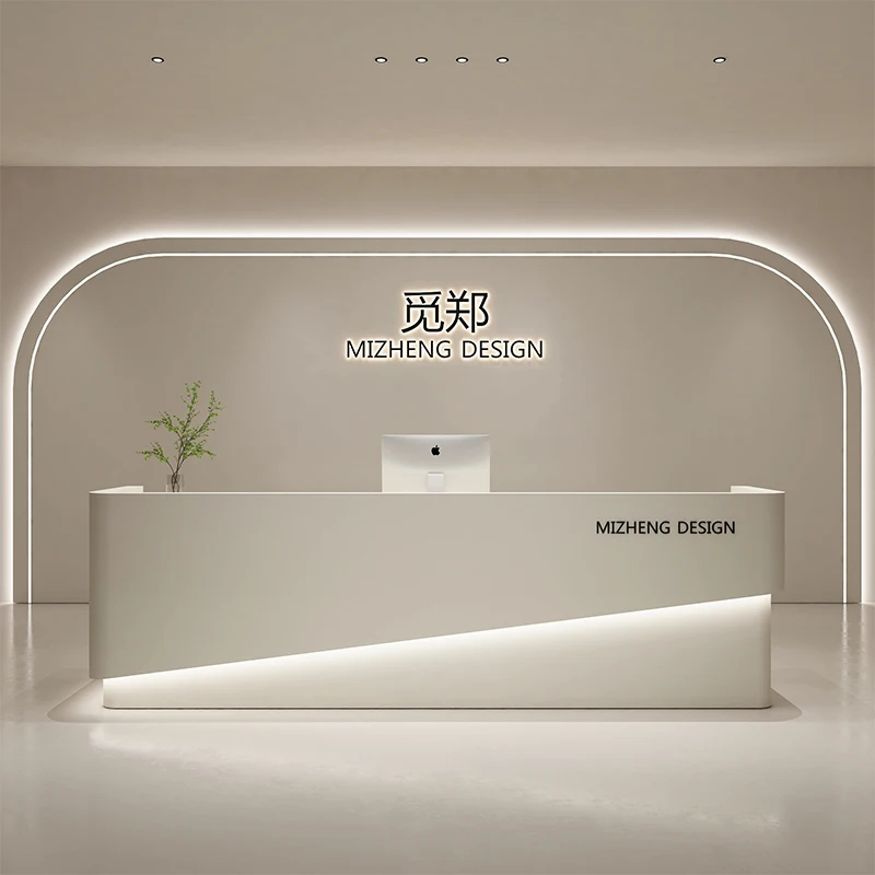 Maßgefertigter Moderner Einfac – Reception Desk Counter Bewertung und Preis