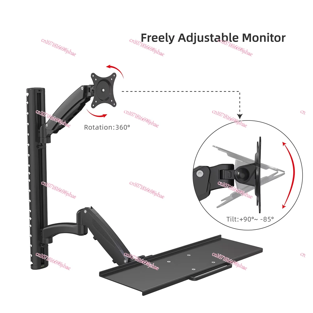 Höhenverstellbare Einarm-Monit – Adjustable Monitor Mount Bewertung und Preis