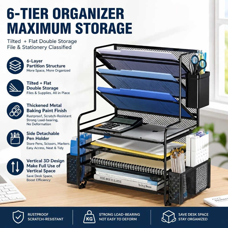 Schreibtisch-Organizer Aufbewa – Desktop Filing Tray Bewertung und Preis
