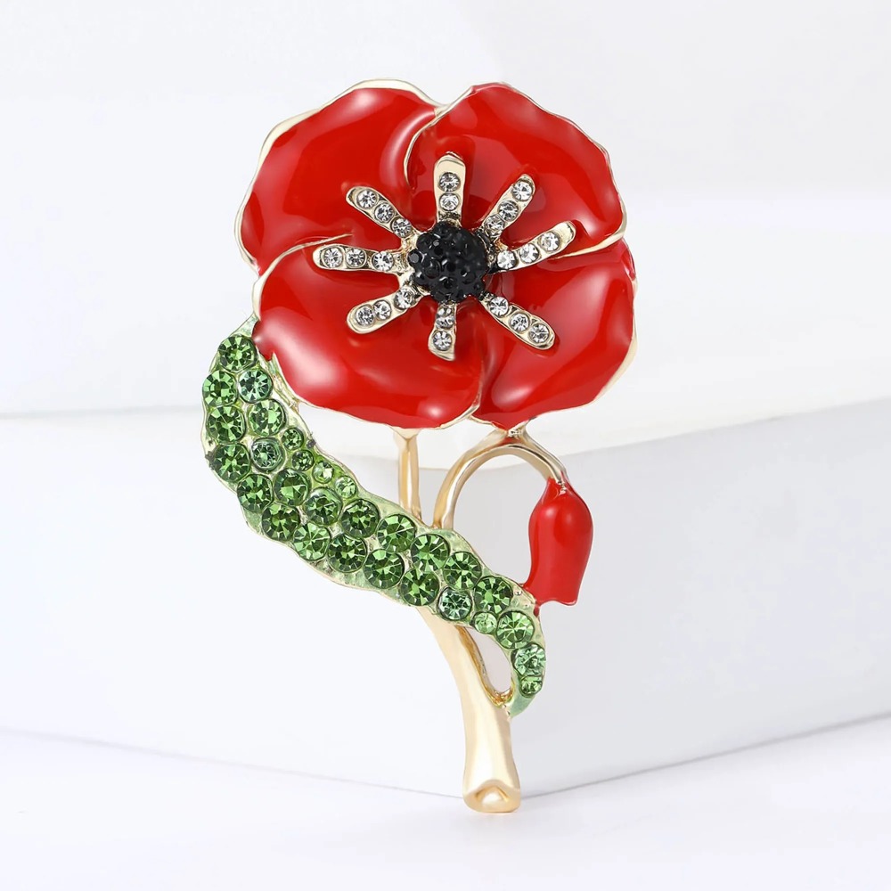 1PC Emaille Mohn Blume Kranz B – Office Furniture Hon Bewertung und Preis
