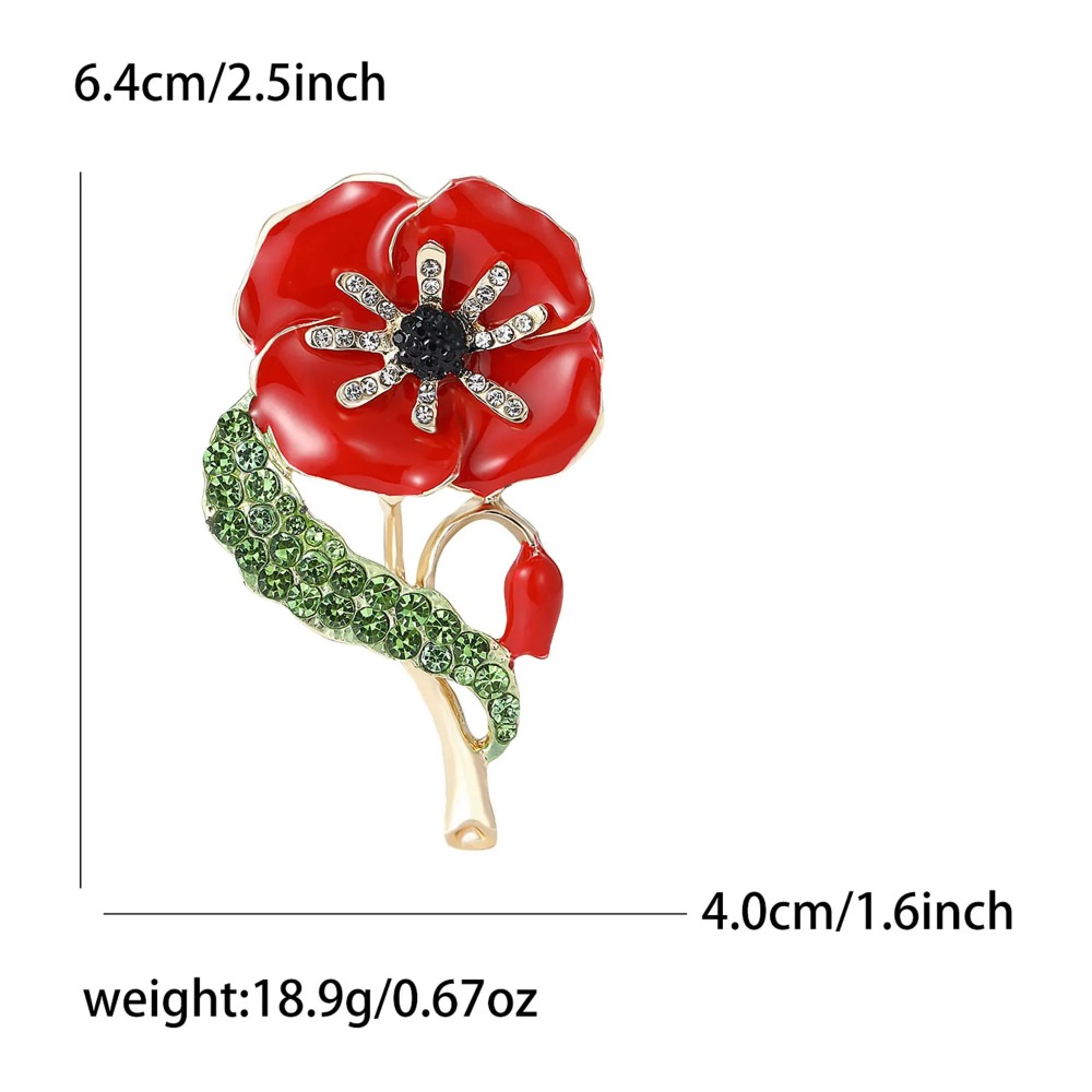 1PC Emaille Mohn Blume Kranz B – Office Furniture Hon Bewertung und Preis