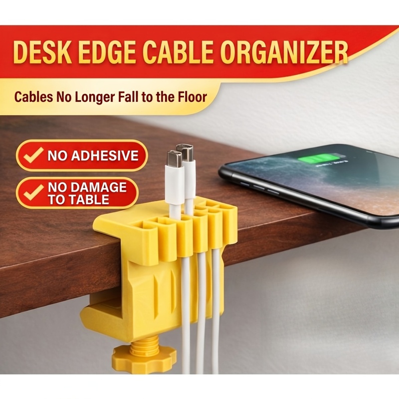 3 Desktop-Kabelmanager-Clips,  – Office Furniture Design Bewertung und Preis
