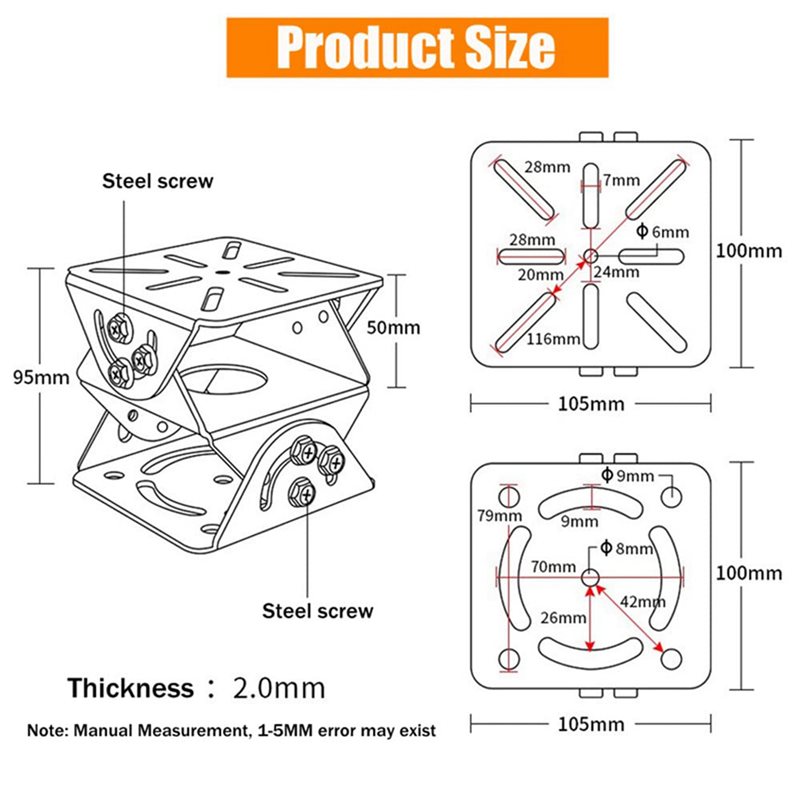 2X 3-Achsen Verstellbare Überw – Adjustable Monitor Mount Bewertung und Preis