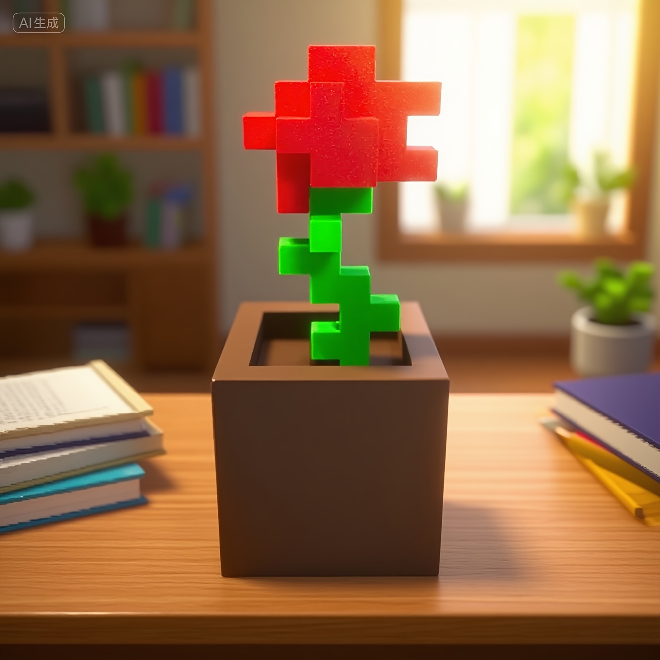 1 Stück Pixel-Rosenblumen-Orna – Office Furniture Hon Bewertung und Preis