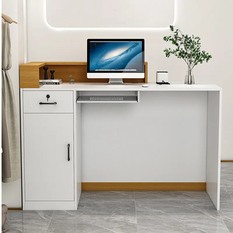 Maßgefertigter Holz-Hotelrezep – Reception Desk Counter Bewertung und Preis