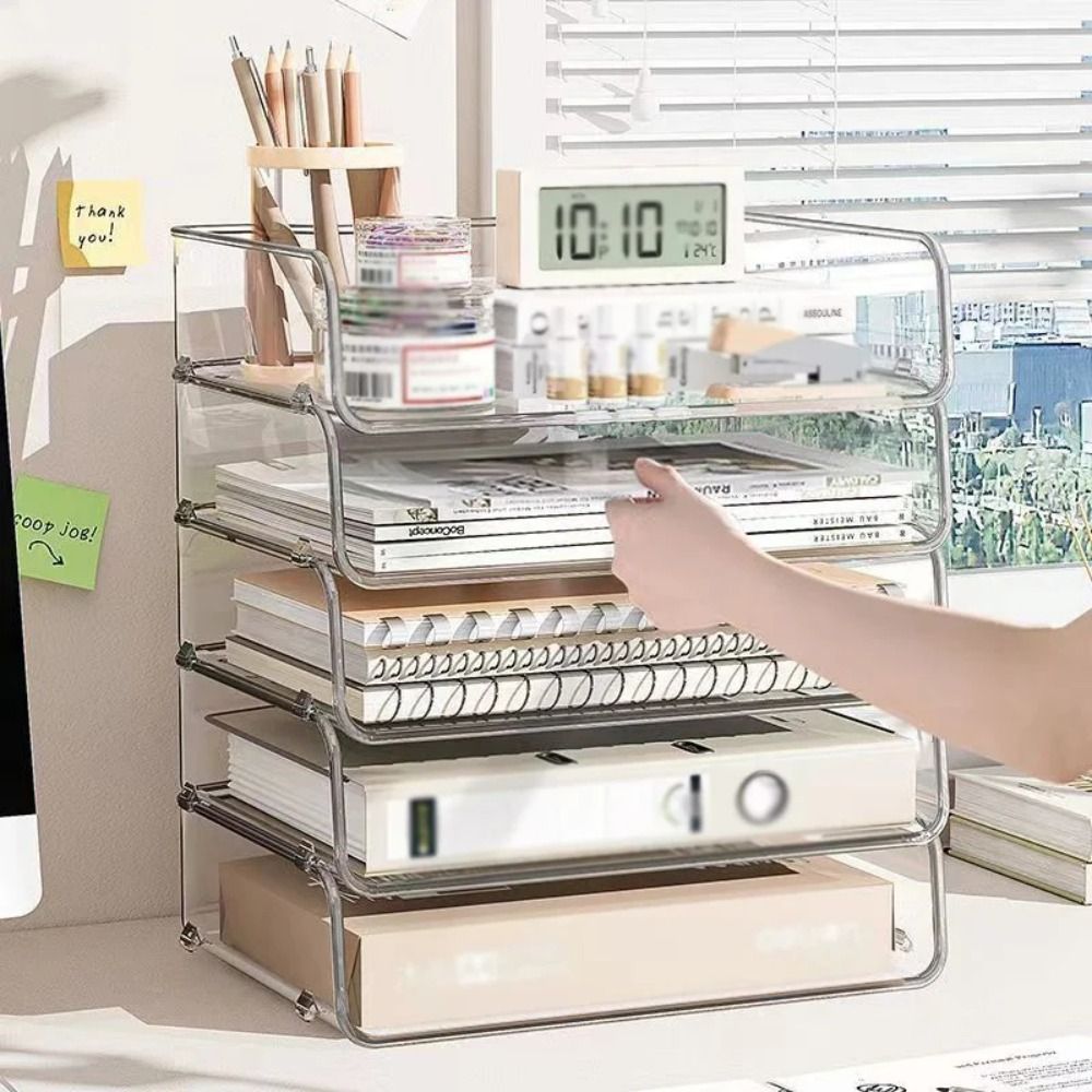 Transparente Desktop-Datei abl – Desktop Filing Tray Bewertung und Preis